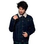 K6138 Men's Jeans Jacket Lined Thumbnail Image