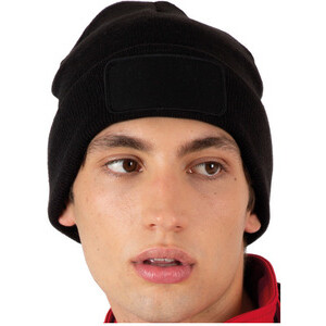 KP894 Beanie with patch and Thinsulate lining